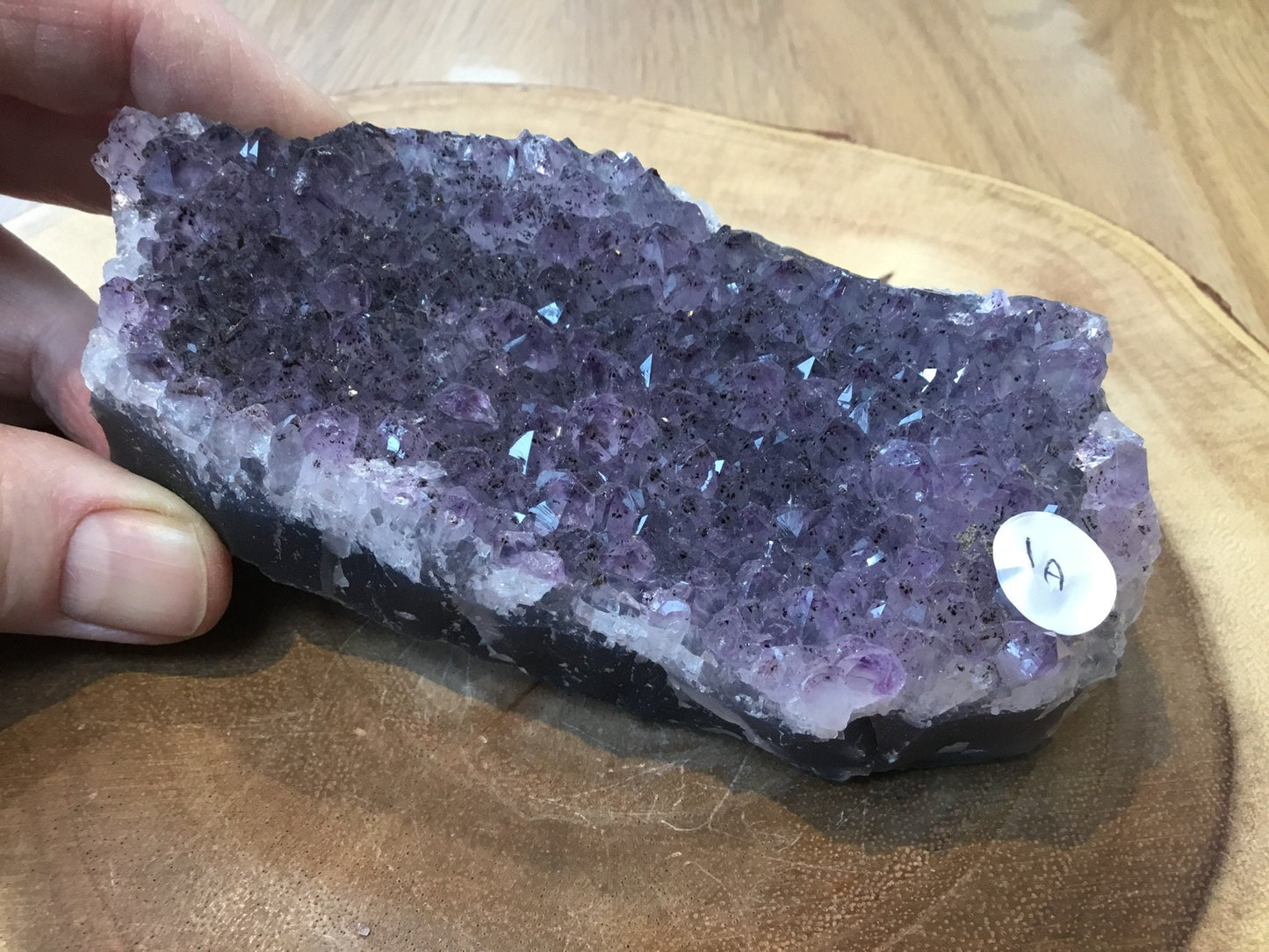 Natural Amethyst Cluster (90–127mm) – Decorative Healing Stone for Home, Office & Gift Giving