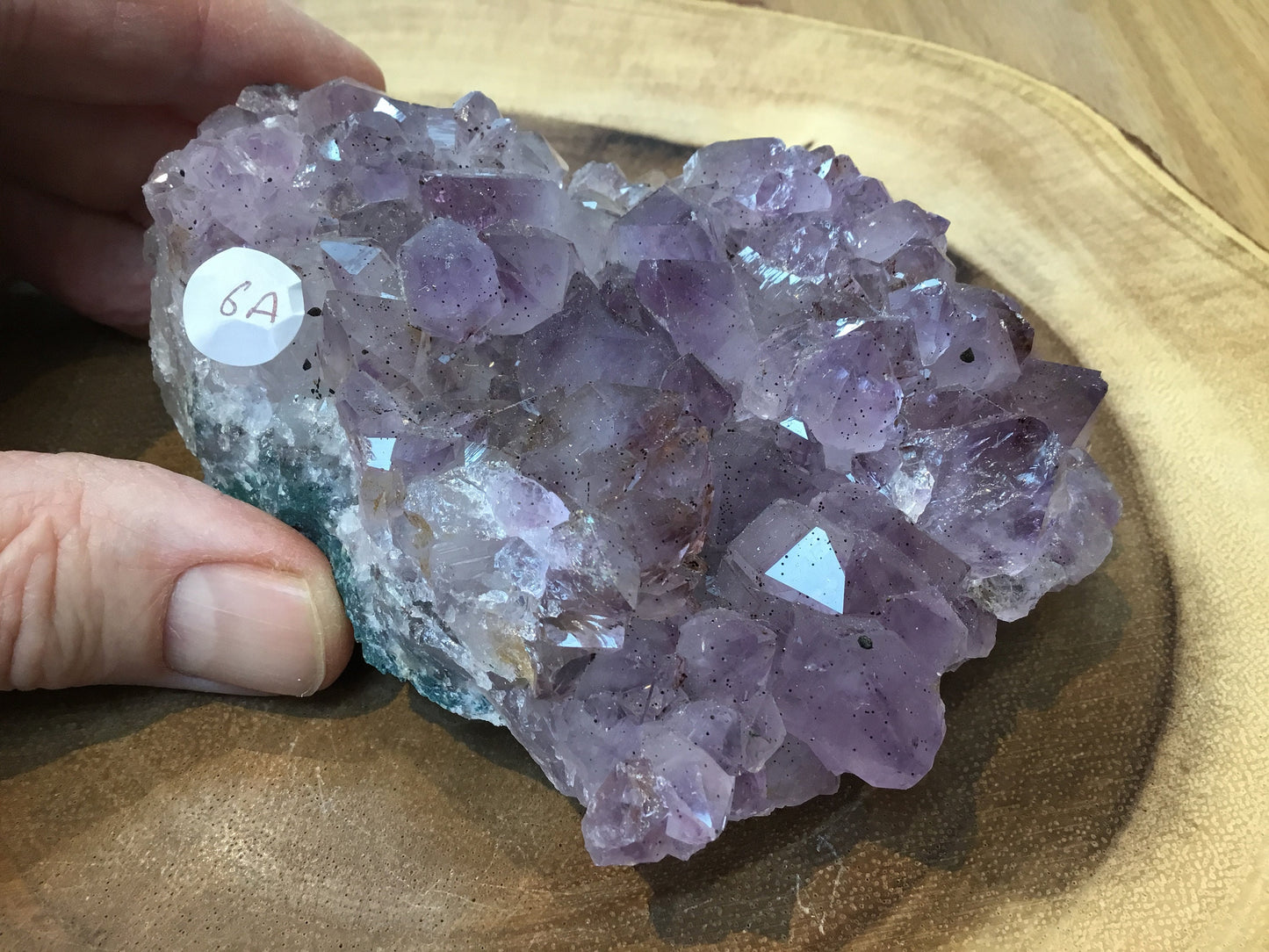 Natural Amethyst Cluster (90–127mm) – Decorative Healing Stone for Home, Office & Gift Giving