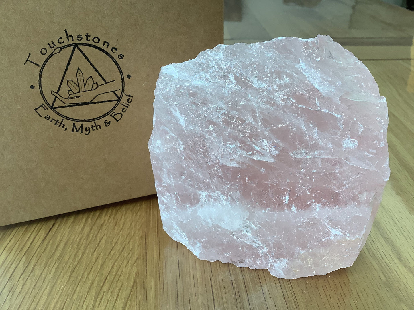 Large Rough Rose Quartz (A Grade) – Gift of Healing, Love & Crystal Lore