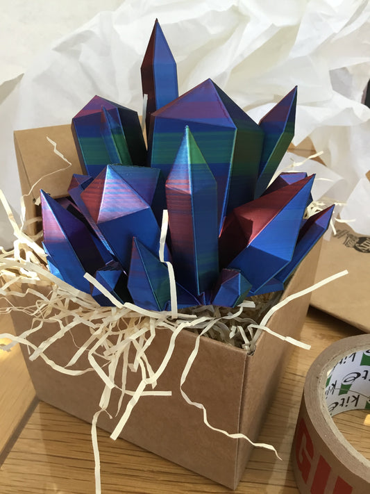 3D Printed Crystal Bookends – Stylish Decor & Gift Idea