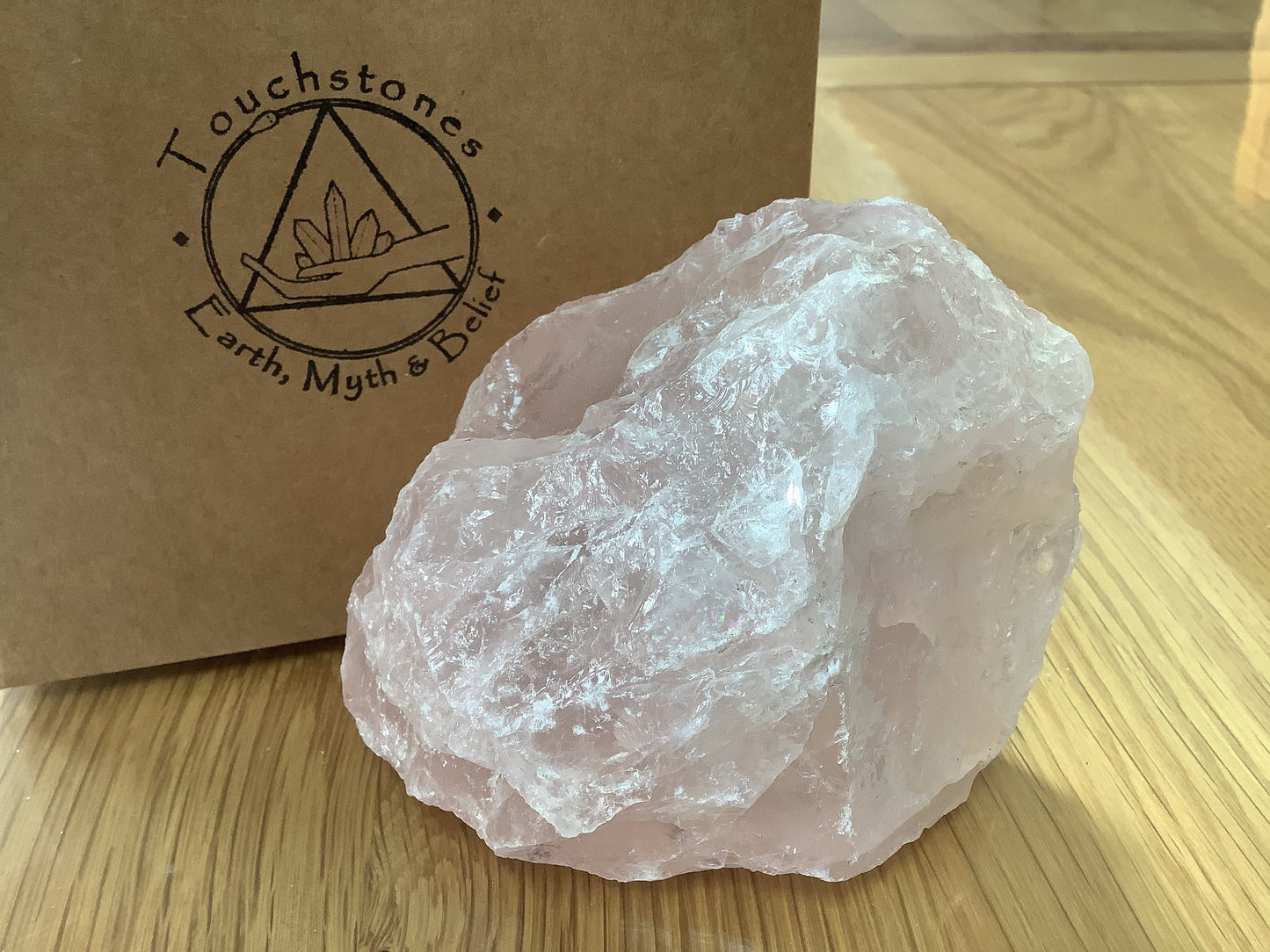 Large Rough Rose Quartz (A Grade) – Gift of Healing, Love & Crystal Lore