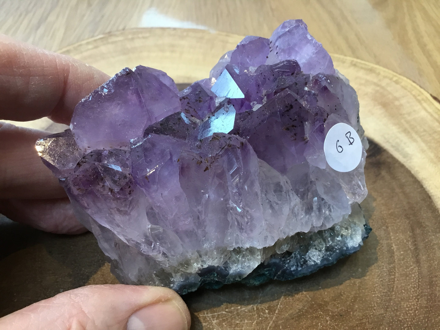 Natural Amethyst Cluster (75–100mm) – Decorative Healing Stone for Home, Office & Gift Giving
