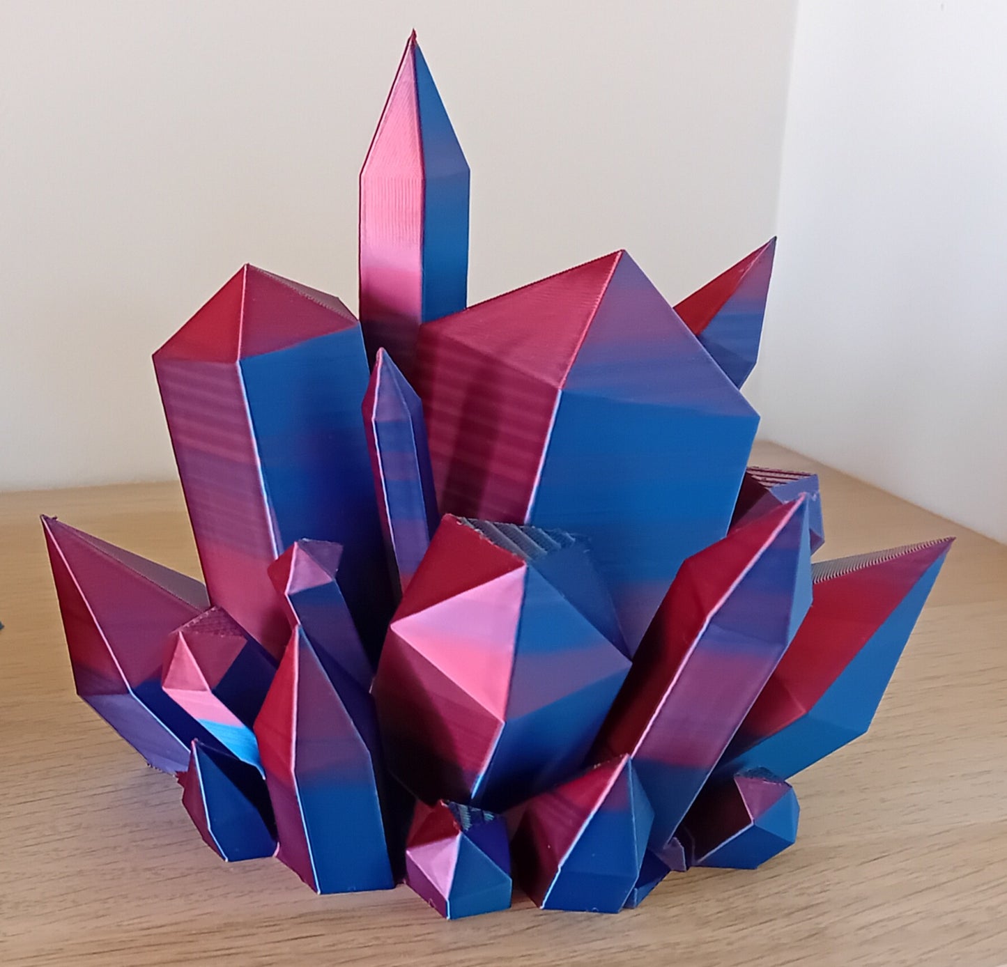 Crystal Cluster 3D Bookends