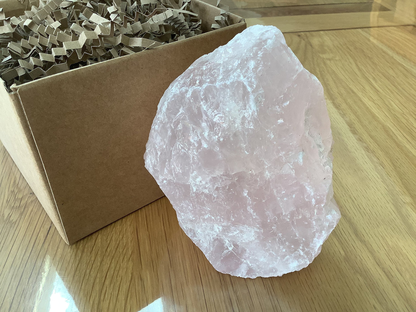 Large Rough Rose Quartz (A Grade) – Gift of Healing, Love & Crystal Lore
