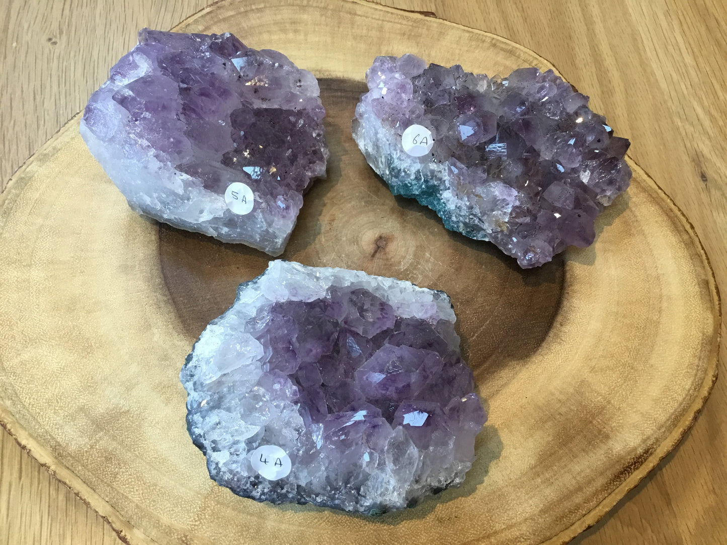 Natural Amethyst Cluster (90–127mm) – Decorative Healing Stone for Home, Office & Gift Giving