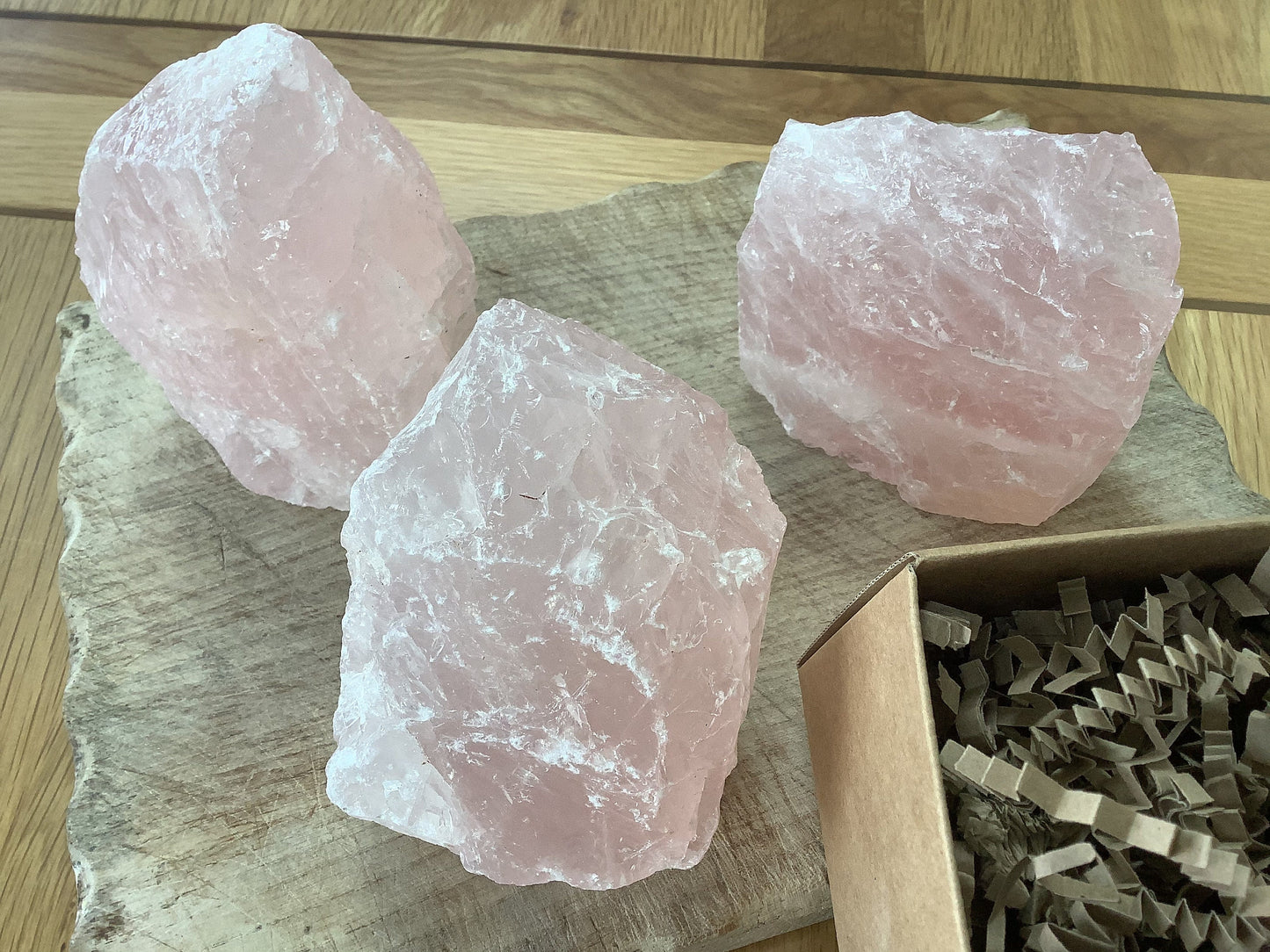 Large Rough Rose Quartz (A Grade) – Gift of Healing, Love & Crystal Lore