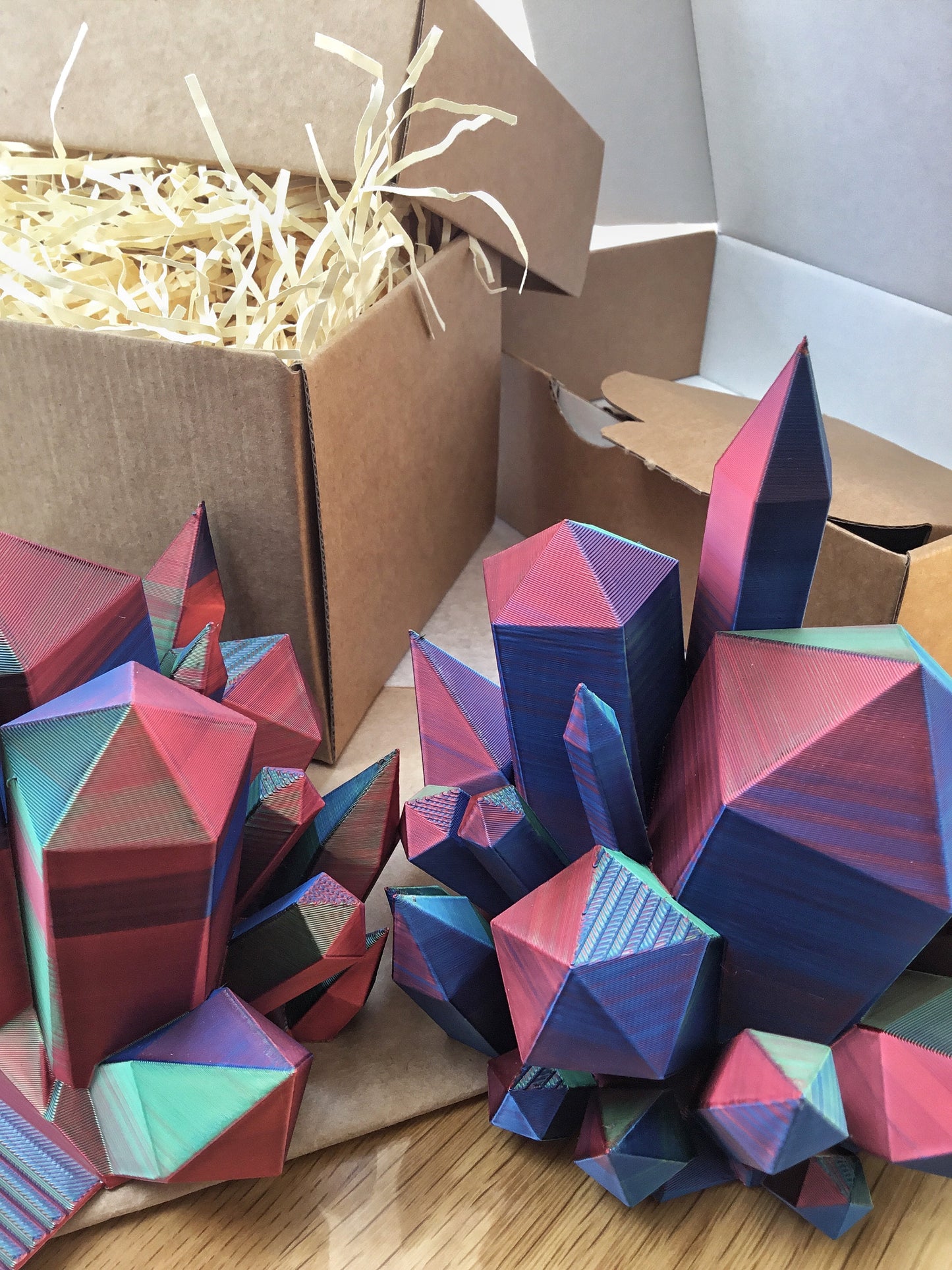 3D Printed Crystal Bookends – Stylish Decor & Gift Idea