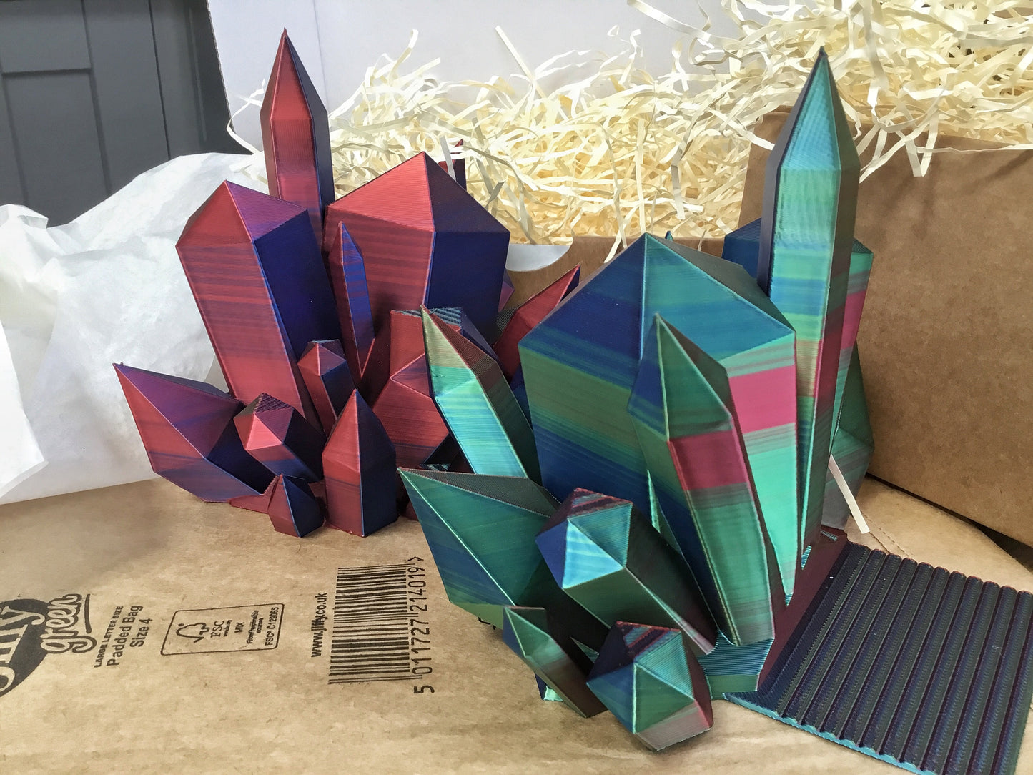 3D Printed Crystal Bookends – Stylish Decor & Gift Idea