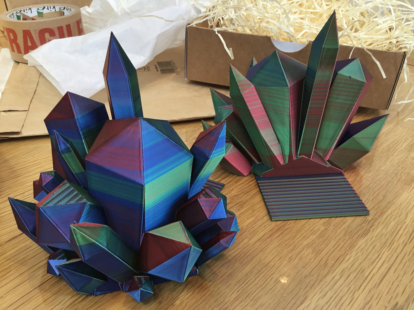 3D Printed Crystal Bookends – Stylish Decor & Gift Idea