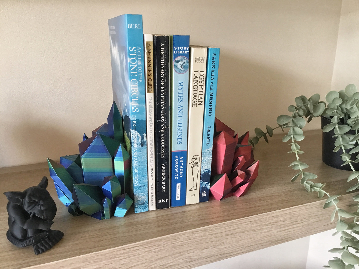 3D Printed Crystal Bookends – Stylish Decor & Gift Idea