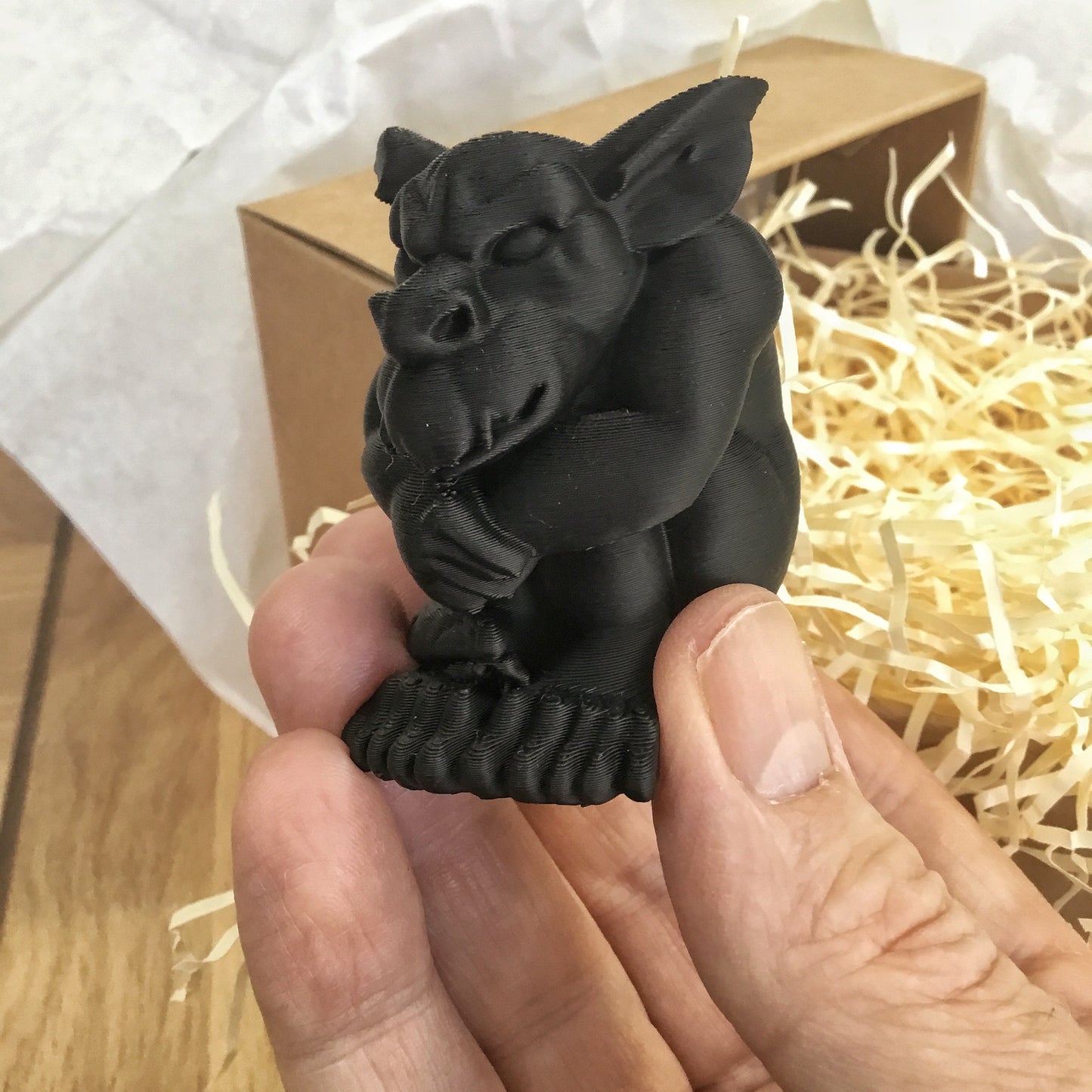3D Printed Gargoyle – Gothic Charm & Protection for Your Space