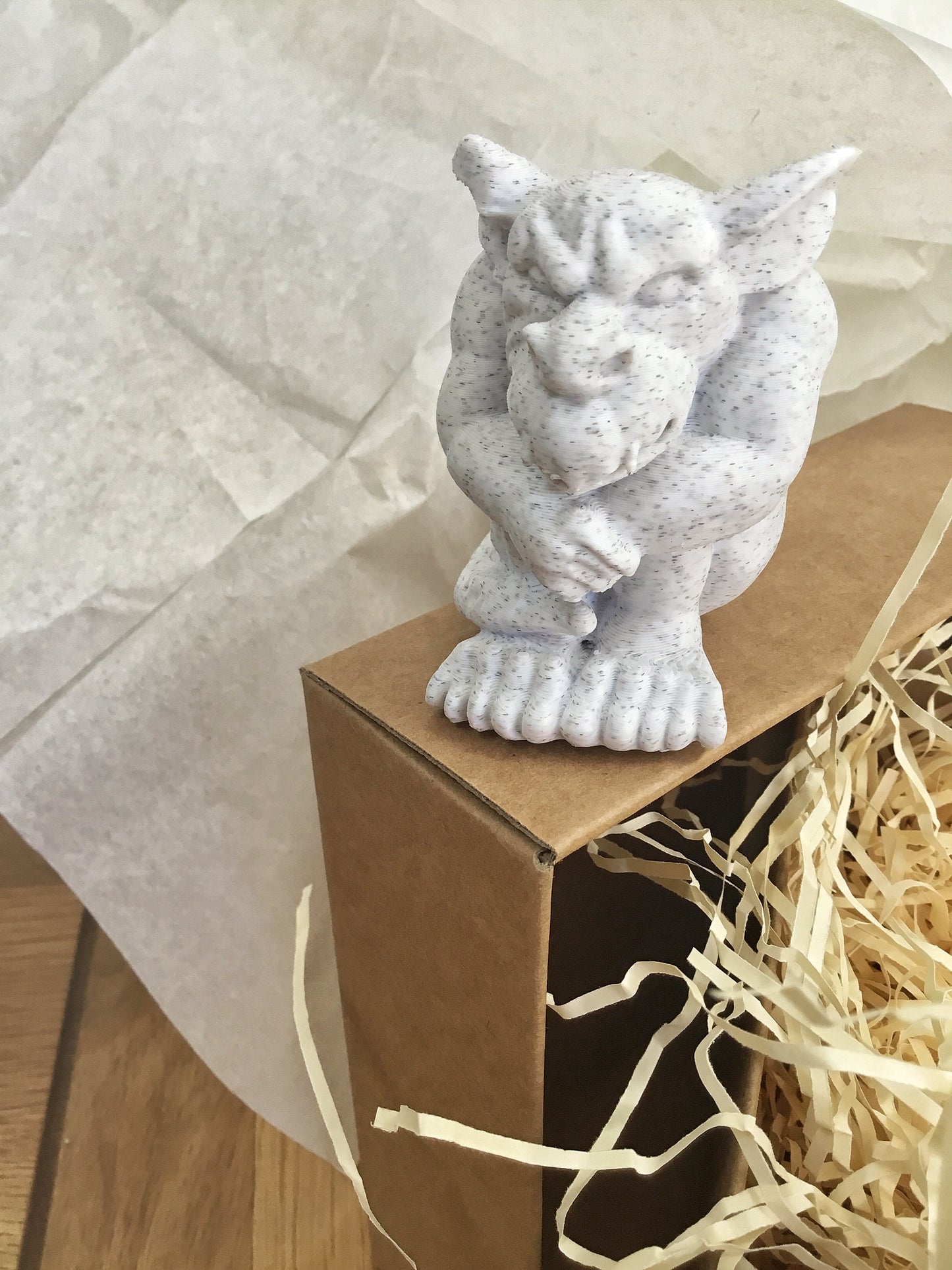 3D Printed Gargoyle – Gothic Charm & Protection for Your Space