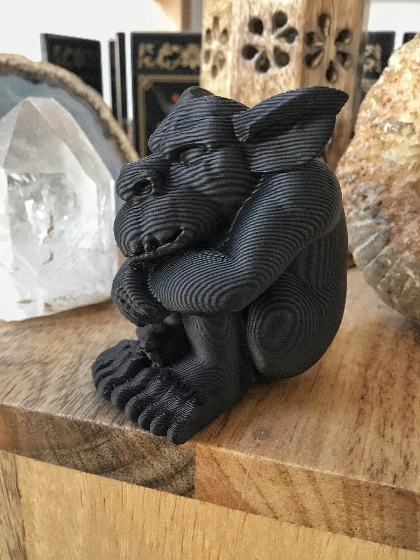3D Printed Gargoyle – Gothic Charm & Protection for Your Space