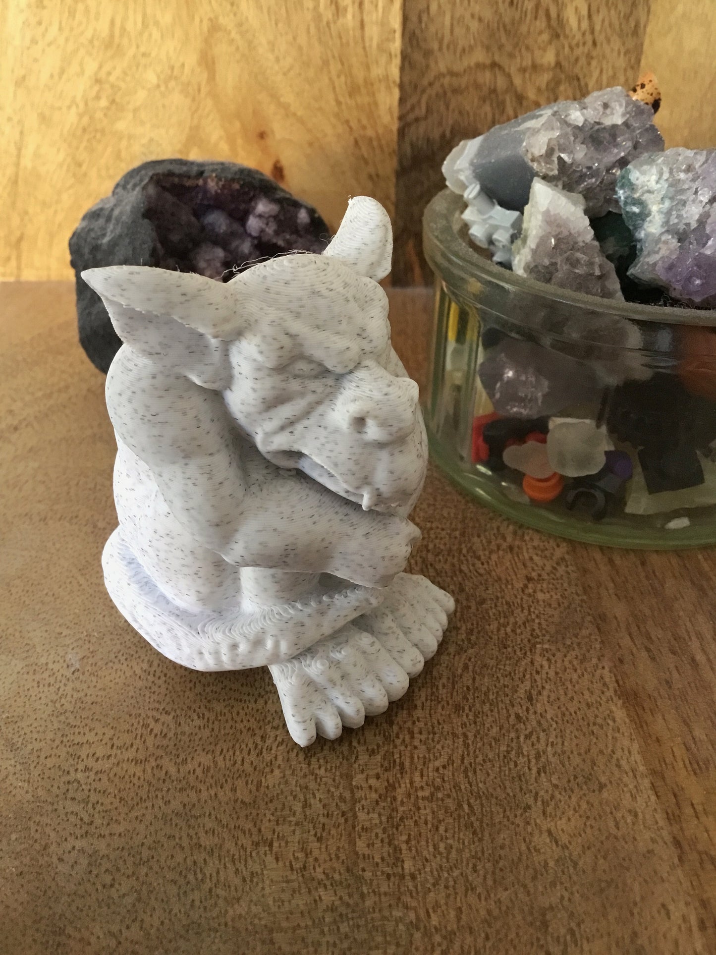 3D Printed Gargoyle – Gothic Charm & Protection for Your Space